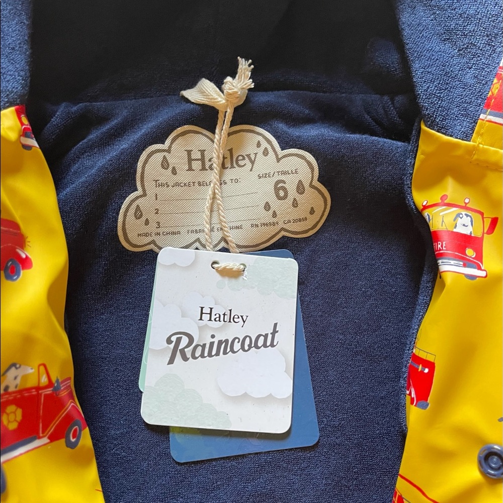 Hatley Fire Truck Rain Jacket